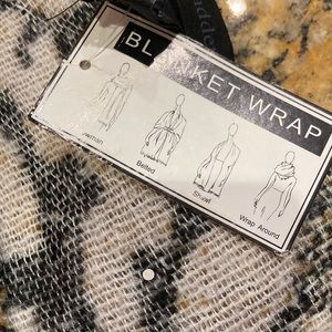 Beautiful  winter blanket wrap